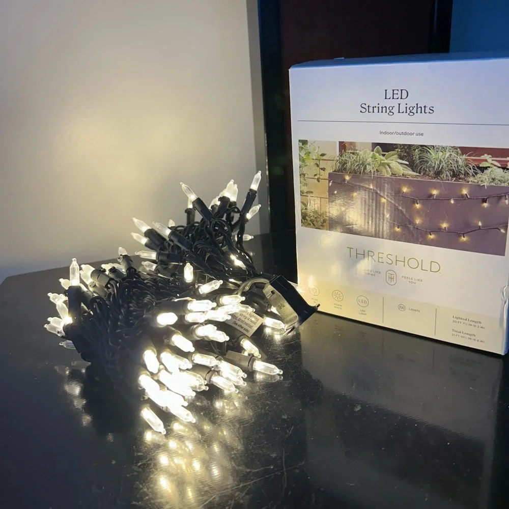 Threshold LED String Lights - Soft White Glow new in box